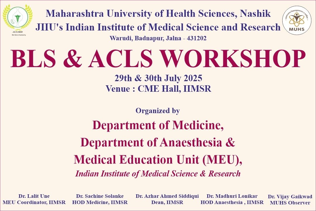 BLS & ACLS Workshop – July 2025